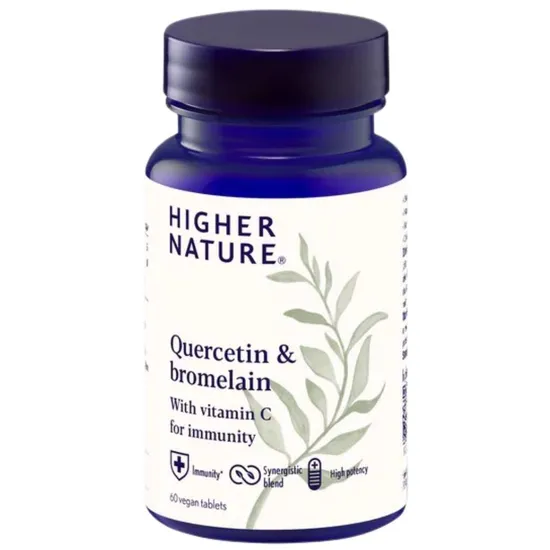 Higher Nature Quercetin & Bromelain Tablets