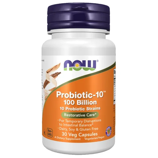 NOW Foods Probiotic-10 100 Billion Capsules