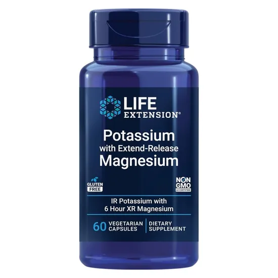 Life Extension Potassium With Extend-Release Magnesium Vegicaps