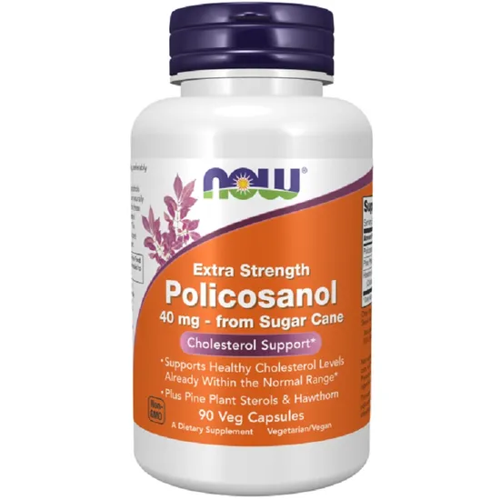 NOW Foods Policosanol 40mg Extra Strength Capsules