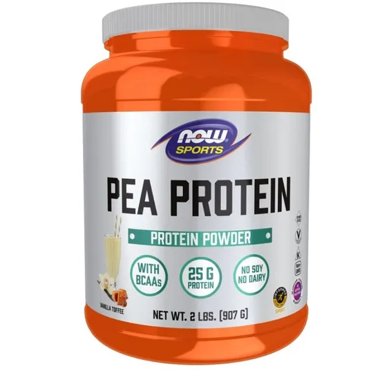 NOW Foods Pea Protein Vanilla Toffee