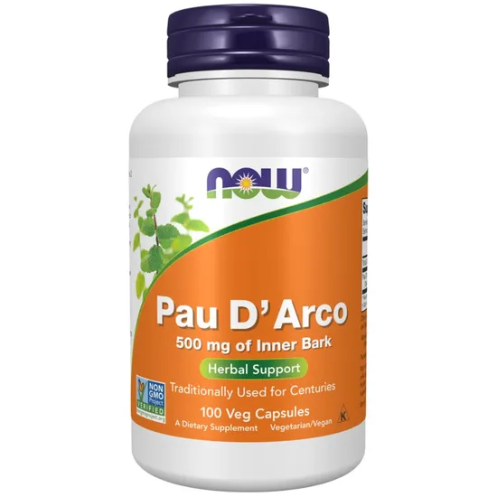 NOW Foods Pau D'Arco 500mg Capsules