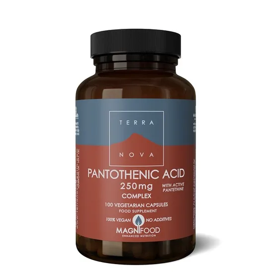 Terranova Pantothenic Acid 250Mg Complex Vegicaps 100 Vegicaps