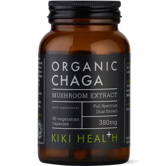 KIKI Health Organic Chaga Mushroom Extract Vegicaps