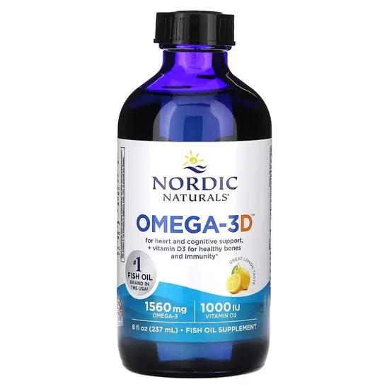 Nordic Naturals Omega-3d 1560mg Lemon