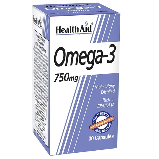 Health Aid Omega 3 750mg Capsules