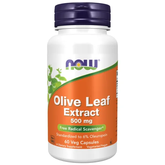 NOW Foods Olive Leaf Extract 500mg Capsules