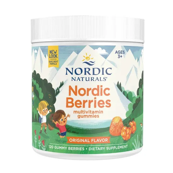 Nordic Naturals Nordic Berries Multivitamin Original Flavour Gummies