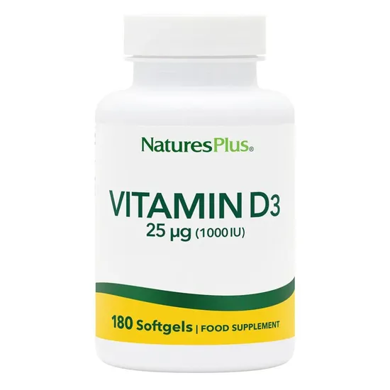 Nature's Plus Vitamin D3 1000iu Softgels