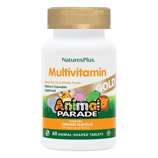 Nature's Plus Natures Plus Animal Parade Gold Chewable Multi Orange Flavour