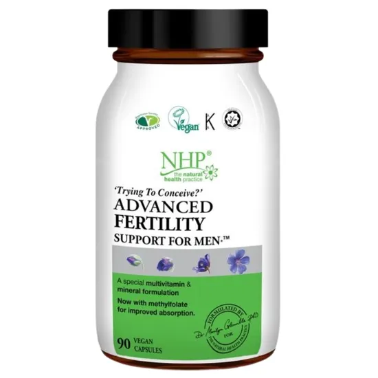 Natural Health Practice NHP Advanced Fertility Men Support Capsules