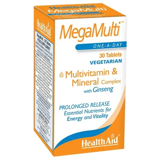 Health Aid Mega-Multi With Ginseng Tablets
