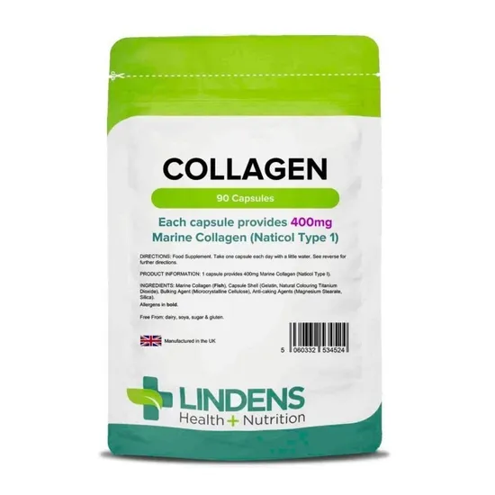 Lindens Marine Collagen 400mg Capsules