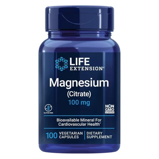 Life Extension Magnesium Citrate 160mg Vegicaps
