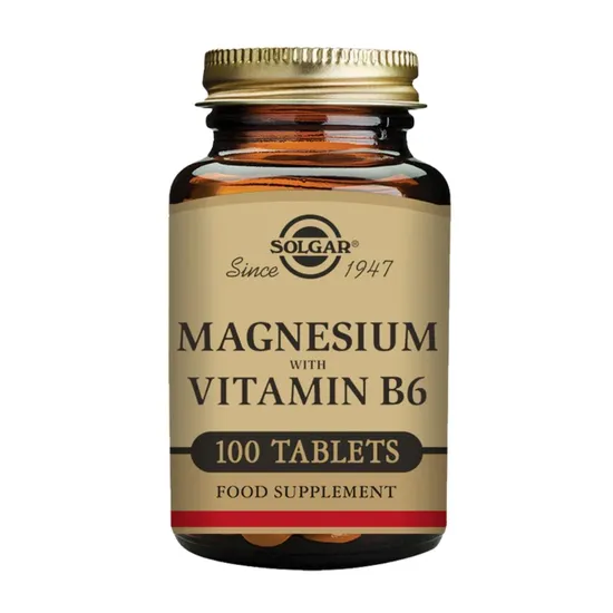 Solgar Magnesium With Vitamin B6 Tablets