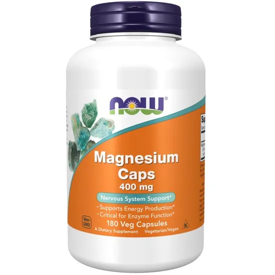 NOW Foods Magnesium 400mg Capsules