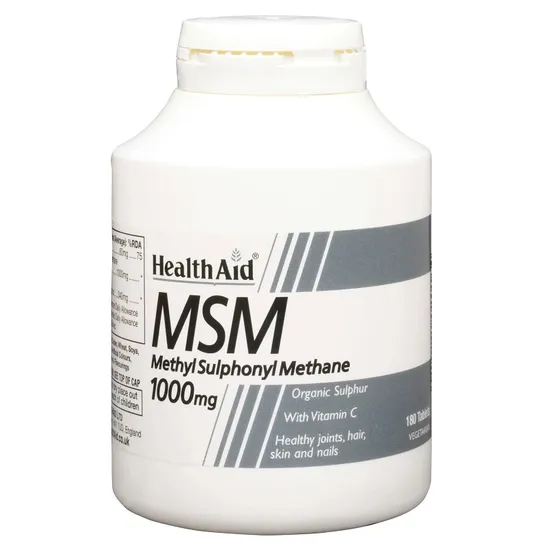 Health Aid Msm 1000Mg 180 Tablets
