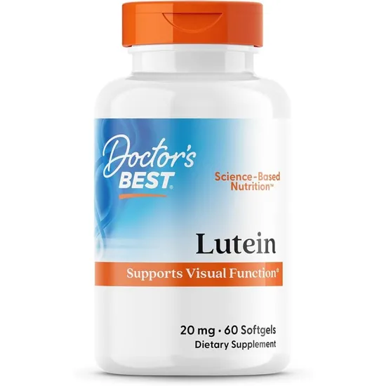 Doctor's Best Lutein With FloraGLO 20mg Softgels