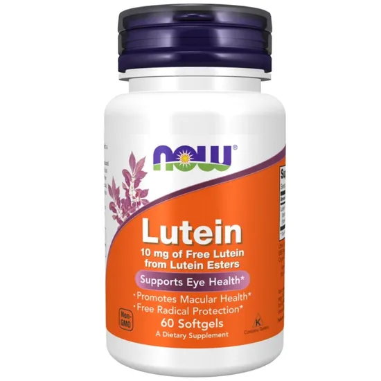NOW Foods Lutein 10mg Softgels