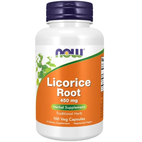 NOW Foods Licorice Root 450mg Capsules