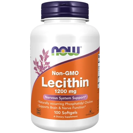 NOW Foods Lecithin 1200mg Non-GMO Softgels