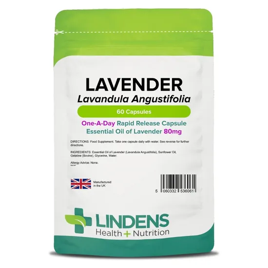 Lindens Lavender 80mg Capsules