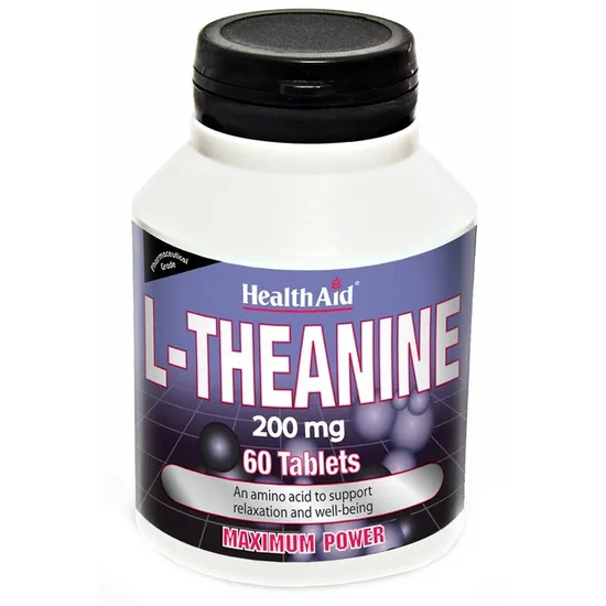 Health Aid L-Theanine 200mg Tablets