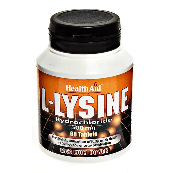 Health Aid L-Lysine 500mg Tablets