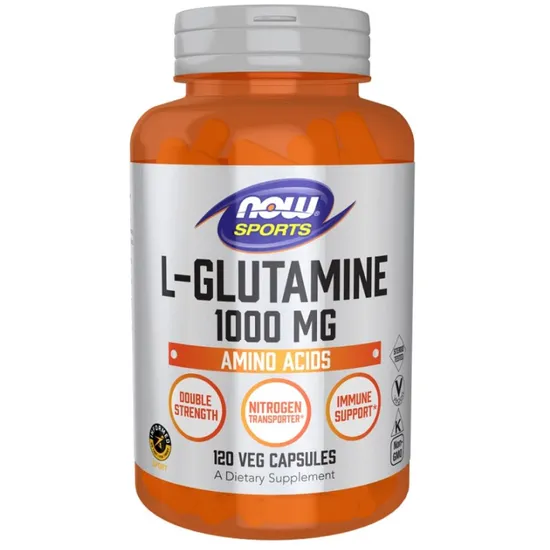 NOW Foods L-Glutamine 1000mg Capsules