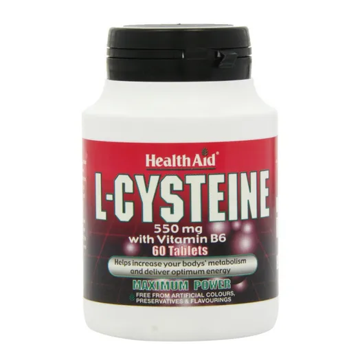 Health Aid L-Cysteine 550Mg Tablets 60 Tablets