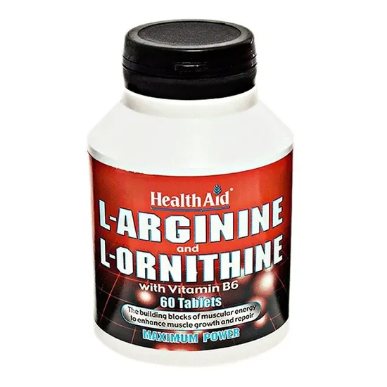Health Aid L-Arginine With L-Ornithine 300mg Tablets