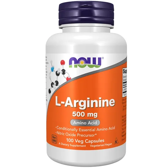 NOW Foods L-Arginine 500mg Capsules