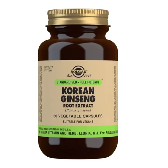 Solgar Korean Ginseng Root Extract Vegicaps