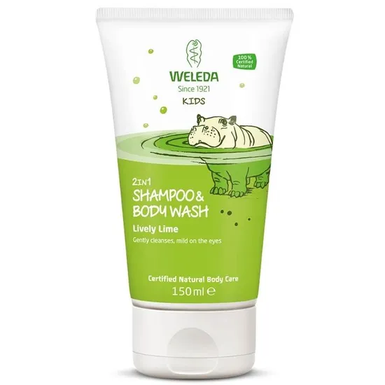 Weleda Kids 2 In 1 Lively Lime Shampoo & Wash