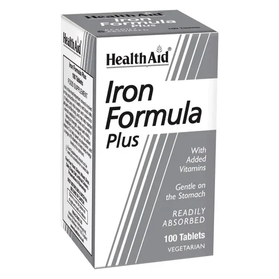 Health Aid Iron Formula Plus Tablets