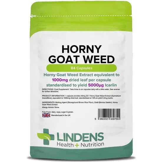 Lindens Horny Goat Weed 1000mg Capsules