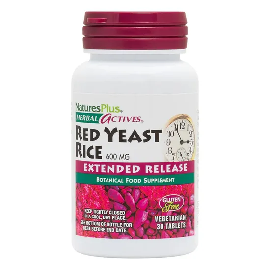 Nature's Plus Herbal Actives Extended Release Red Yeast Rice 600mg