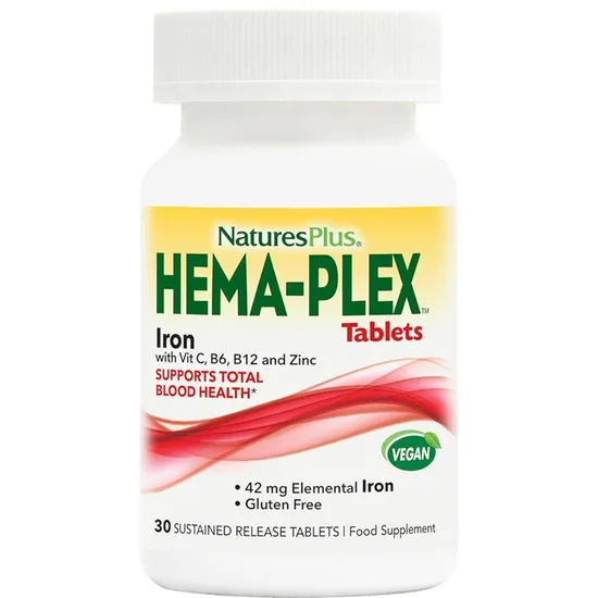 Nature's Plus Hema-plex Tablets