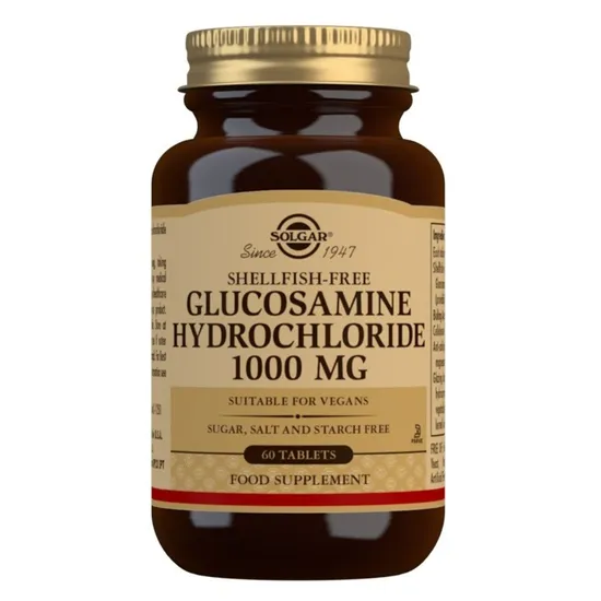 Solgar Glucosamine Hydrochloride 1000mg Shellfish-Free Tablets