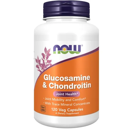 NOW Foods Glucosamine & Chondroitin With Trace Mineral Concentrate Capsules