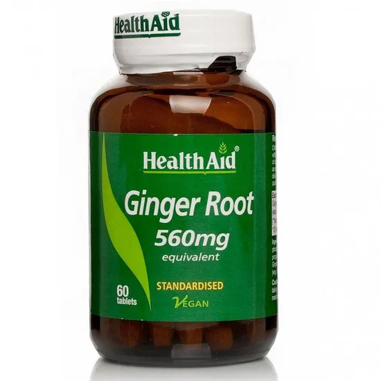 Health Aid Ginger Extract 560mg Tablets