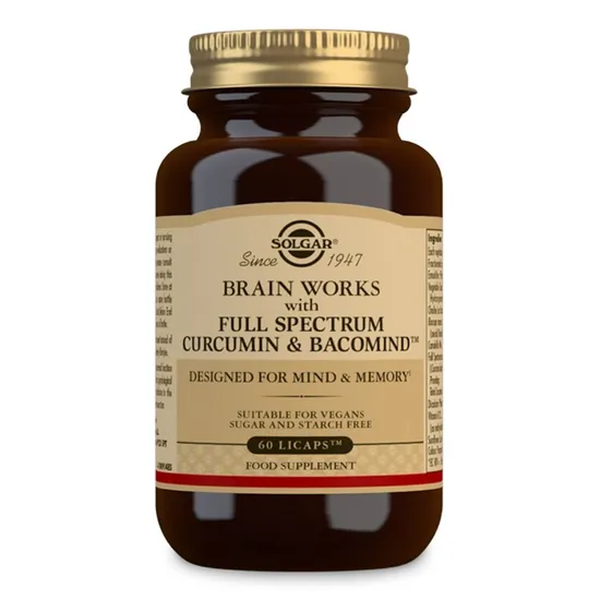 Solgar Full Spectrum Curcumin Brainworks Capsules