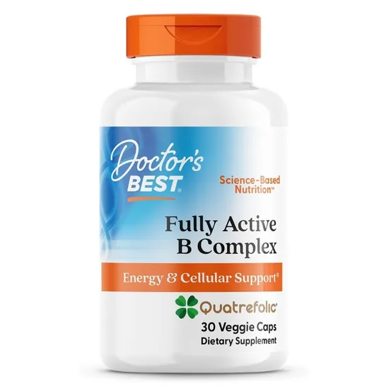 Doctor's Best Fully Active B-Complex With Quatrefolic