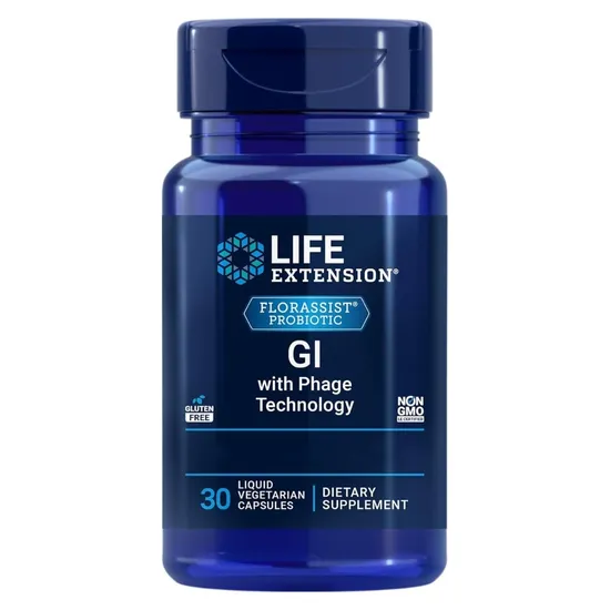 Life Extension Florassist GI With Phage Technology Vegicaps