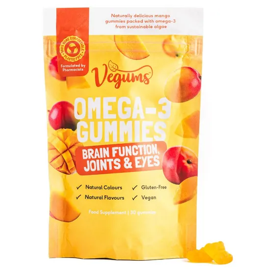 Vegums Fish-Free Omega-3 Gummies