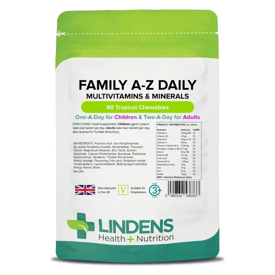 Lindens Family A-Z Daily Multivitamin Chewables