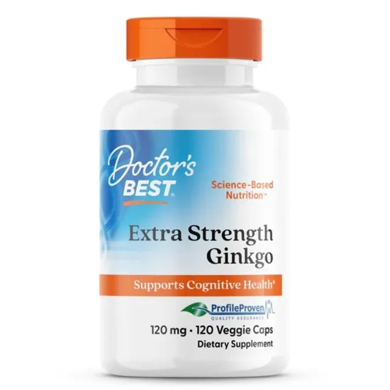 Doctor's Best Extra Strength Ginkgo 120mg Vegicaps