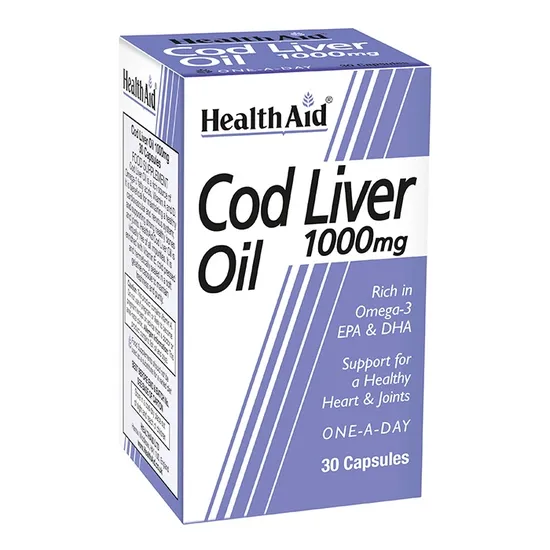 Health Aid Cod Liver Oil 1000mg