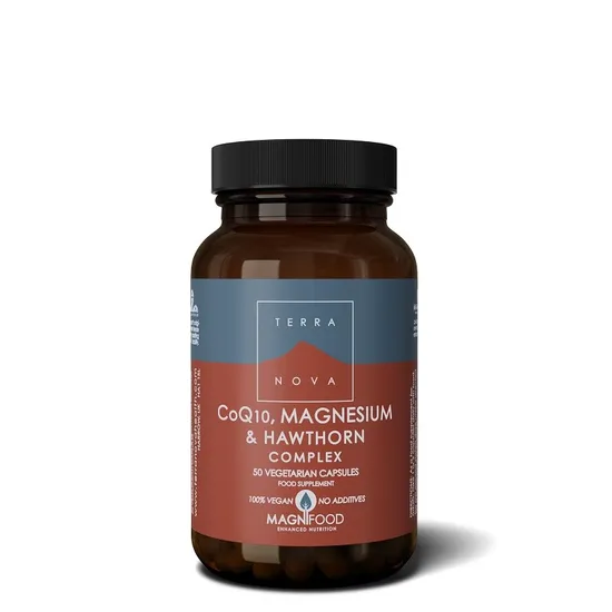 Terranova CoQ-10, Magnesium & Hawthorn Complex Vegicaps