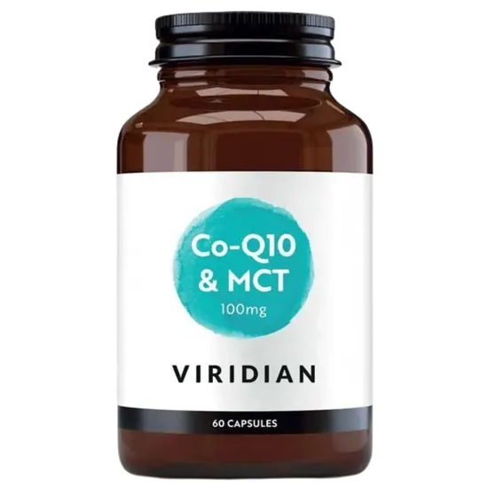 Viridian Co-Enzyme Q10 100Mg With Mct Veg Capsules 60 Capsules